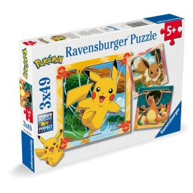 Ravensburger - Puzzle Pokemon 3x49 piese Ravensburger - 1